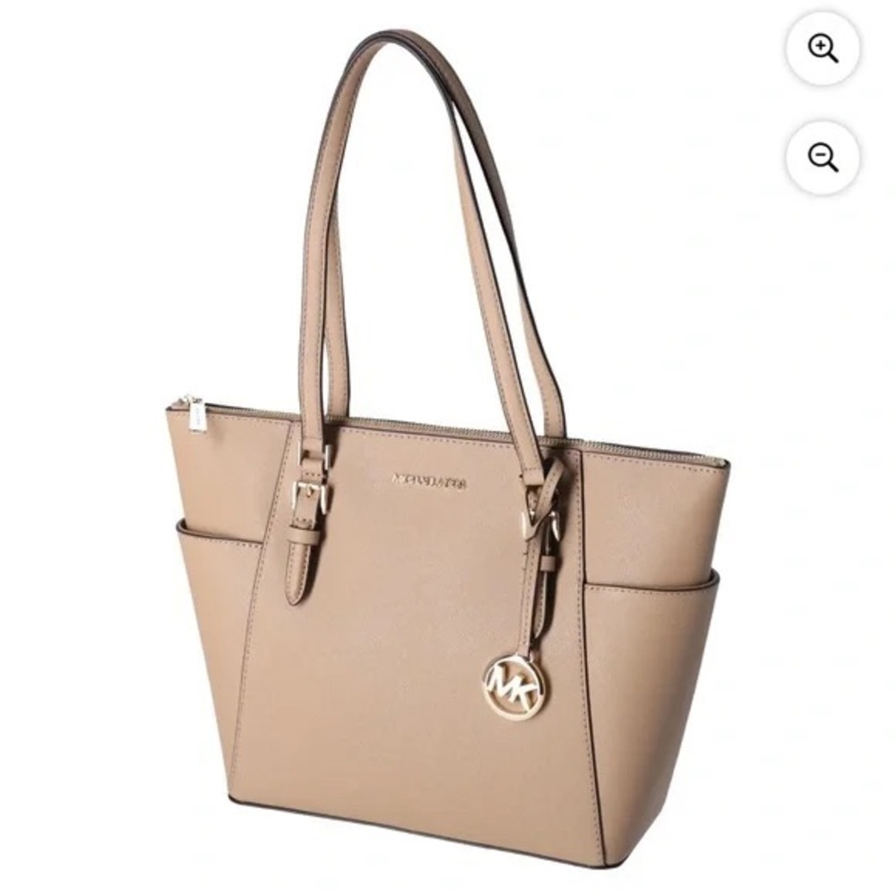 Michael Kors Tan Leather Tote Bag